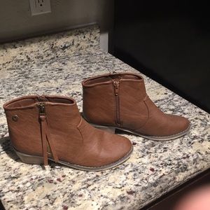 Brown booties